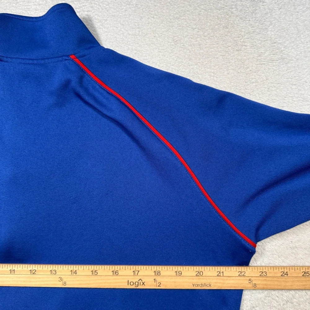 Vintage Y2K‎ Nike Chicago Cubs Track Jacket Womens XL Blue Full Zip MLB Sporty
